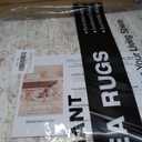 10x14 Area Rugs for Living Room, Non Slip Machine Washable Vintage Rugs, Low Pile Lightweight Large Rug for Bedroom, Dining Room, Home Office Beige