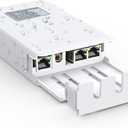2-Port Outdoor PoE Gigabit Extender, 1 in 2 Out PoE Repeater with 1000Mbps, IEEE802.3af/at Compatible, IP65 Waterproof, Extend Additional 100m(328ft) of Power and Data Transmission, Plug & Play