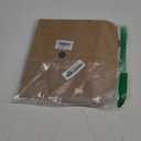 Honcloud 18 Inches Men's Long Curly Brown Synthetic Pre - styled Realistic Fake Beard for Wizard Costume and Halloween Party (Brown)