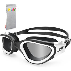 ZIONOR Kids Swim Goggles, G1 MINI UV Protection Anti-Fog Polarized Swimming Goggles for Age 6-14