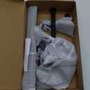 Matte Black Bathroom Accessories Set, KLJKPA 4 Pieces Bathroom Hardware Set, 24 inch Towel Bar, Towel Racks for Bathroom, Robe Towel Hooks, Toilet Paper Holder Wall Mounted Black