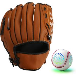 HYES Light up Baseball with LED Rechargeable, 9 Lighting Modes Glow in The Dark Baseball Gifts for Boys 8-12, Official Size Leather Weighted Balls for Day Night Indoor Outdoor Sport Game
