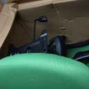 BestOffice | Ergonomic Office Chair | Mid-Back Swivel Desk Chair | Breathable Backrest & Lumbar Support | Adjustable Height | Sponge Seat | Rolling Wheels | Green | for Adults & Women