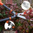 EWPJDK Loppers Hedge Shears & Pruners Combo Set 3-Piece Hedge Clippers, Heavy Duty Tree & Shrub Care Kit for Yard, Lawn & Garden, Professional Branch Cutter Tree Trimmer (Orange)