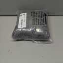 Moosfor Spandex 8 Foot Rectangle Table Cloth 2 Pack, Elastic Fitted Tablecloths for Picnic, Stretch Washable Patio Table Cover for Outdoor, Camping, Banquet and Parties (Grey, 36"x96")