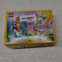 LEGO Creator 3 in 1 Magical Unicorn Toy, Transforms from Unicorn to Seahorse to Peacock, Rainbow Animal Figures, Unicorn Gift for Grandchildren, Girls and Boys, Buildable Toys, 31140