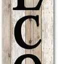 Tall Outdoor Welcome Sign For Front Door 4 x 16 Welcome sign Rustic Tall Welcome Sign For Front Porch Farmhouse Welcome Porch Sign Wood Vertical Decor Fall Porch Decor for the HOME