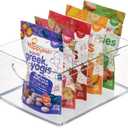 iDesign Pantry Storage Bin with Handles for Cabinets or Fridge - Clear - Made in USA (Medium)