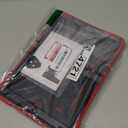 TIMISM for iPad 9th/8th/7th Generation 10.2 Inch Case 2021/2020/2019, with Kickstand, Heavy Duty Shockproof Hybrid Three Layer Protective Cover, Red+Black