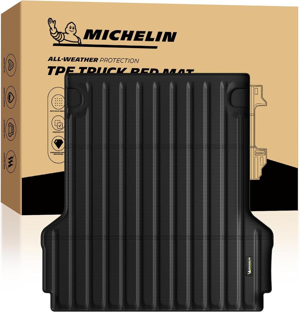 Michelin Truck Bed Mat for 2022-2026 Ford Maverick Hybrid & Gas 4.5 FT Only