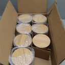 SUPMIND 12oz Candle Jars for Making Candles, 7 Pack Large Clear Glass Empty Candle Jars with Bamboo Lids and Wick Kit, Multiple Wicks Wide Mouth Candle Container Bulk, Ideal for Candle Business