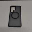 TORRAS Magnetic Shockproof for Samsung Galaxy S25 Ultra Case, Fit for MagSafe, 4X Military Grade Protection, Translucent Slim Case for Samsung S25 Ultra Case Anti-Fingerprint Anti-Scratch, Black