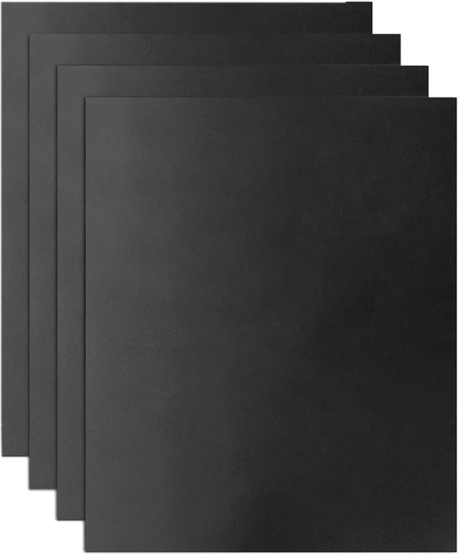 Grill Pad, 4 Pcs 15.7 Inch x 13 Inch Teflon Reusable Non-stick Barbecue Mat for Outdoor Grilling BBQ (4)