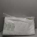 Car Seat Cover Luxury Nappa Leather Rear Seat Cover for Tesla Model Y Back Car Seat Bottom Protector, Heavy Duty Seat Cushion Without Backrest (White STG)