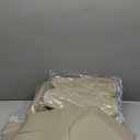 AUTOKAY Driver and Passenger Side Bottom and Top Lean Back Leather Seat Cover Tan for Cadillac Escalade 2003-2006