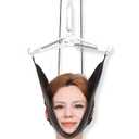 Cervical Neck Traction Device Over-The-Door, No Need for Handheld or Water Bag Portable Neck Stretcher, Effective Home Physical Therapy for Neck Pain Relief, Adjustable Tension Levels
