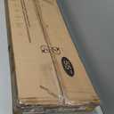 MUTUN Corner TV Stand with Power Outlet, Corner TV Stand for 32 43 50 55 60 Inch TV, Corner Entertainment Center, Industrial TV Console Table for Living Room Bedroom, 55 Inch, Grey Oak