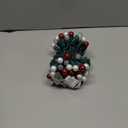 Christmas Lights Pearlized Glass Globe Lights Set - 70 G15 Red & Warm-White LED Bulbs - Indoor Outdoor - 19 Feet Pearl Berry Mini Globe Round Bulb Light String, Christmas Tree Holiday Lights,Red White