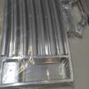 Hood Deck Vent Panel Trim Compatible with Hummer H2 2003-2009, Front Hood Vent Louver Cover, ABS Hood Deck Vent Panel Covers Trim Moulding (Bright Silver)