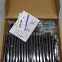 Ravinte 45 Pack 6 inch Cabinet Pulls Matte Black Stainless Steel Kitchen Cupboard Handles Cabinet Handles 3.75" Hole Center