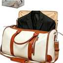Travel Garment Luggage Duffle Bag For Women And Men, Waterproof Beige | Capacity: 45L, Feature: waterproof, smooth zipper, Use: business, weekends & trips, Color: Beige