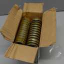 AMENON 3.15" Golden Easter Eggs, 36PCS Fillable Plastic Eggs Empty Surprise Gold Eggshells with Hinge for Easter Hunt Easter Basket Stuffers Fillers Classroom Prize Supplies Filling Treats Party Favor