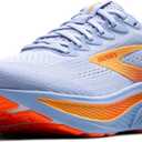 Brooks Womens Ghost 17 Neutral Running Shoe (8, Blue Heron/White/Orange)