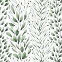 Safiyya Peel and Stick Wallpaper Dark Green Leaf Contact Paper 197" x 17.3" Modern Wall Paper Self Adhesive Removable Wallpaper for Bedroom Bathroom Vinyl Rolls