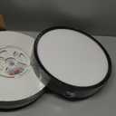 TALOYA Black 6 Pack Led Ceiling Fixture Flush Mount for Kitchen Living Room Garage Foyer, 3000K/3500K/4000K/5000K/6500K 5-in-1 CCT Selectable, 12 Inch 20W Ultra-Thin Surface Mounted Light Fixture