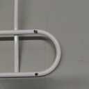 Spectrum Over the Door Organizer with Hooks for Hanging Coats Jackets Bags Totes & Towels, Easy Install Sturdy Steel Over Door Hook Rack Hanger for Bedroom Laundry Room Clost Storage, White