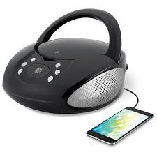 GPX Portable CD Player Boombox with AM/FM Stereo Radio, Battery Operated, BC112B 