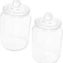 Sealed Food Storage Tanks Glass Jar Airtight Lid Cereals Container Bean Holder Tea Canister