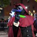 Light Up Injector Prop with 2 Glow Sticks Spooky Halloween Costume Accessory for Mad Scientist, Plague Doctor & Haunted House Decor