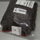 Ainangua Fuzzy Half Zip Fleece Jacket Women Long Sleeve Sherpa Pullover Sweatshirt Casual Warm Winter Chunky Teddy Outerwear (Medium, Leopard)