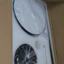 AKOFUN Ceiling Fans with Lights and Remote, 44" Low Profile Ceiling Fan with Light, APP, 6 Speed, Dimmable, DC Motor, Quiet, Timer, Flush Mount Modern LED Ceiling Fan for Bedroom Living Room, Black