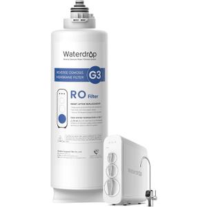 Waterdrop WD-G3-N2RO Replacement Filter, NSF/ANSI 372 Certified, Replacement for WD-G3-W 400 GPD Reverse Osmosis System, 2-year Lifetime