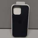 Apple iPhone 16 Pro Max Silicone Case with MagSafe and Camera Control: Lightweight Phone Case, Wireless Charging Compatible, Smooth Matte Finish, Black