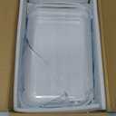 4-Piece Deep Glass Baking Dish Set with Plastic lids,Rectangular Glass Bakeware Set with Lids, Baking Pans for Lasagna, Leftovers, Cooking, Kitchen, Freezer-to-Oven and Dishwasher, Gray