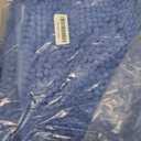 OLANLY Thick Bathroom Rugs 30x20, Extra Soft Absorbent Chenille Striped Bath Rugs, Rubber Backing, Machine Wash, Bath Mats for Bathroom Floor, Tub and Shower, Home Decor Accessories, Cornflower Blue