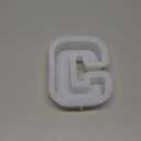 Gartful 7 Inch Large Letter Molds for Resin, 3D C Capital Alphabet Epoxy Resin Mold, A to Z Thick Resin Letter Molds for Making Letters, Word Sign Art, DIY Crafts, Making Cake, Party Home Decor