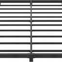 4 Inch Low Profile King Bed Frame with Rounded Corner Legs Heavy Duty Metal King Size Platform Bed Frame No Box Spring Needed, Easy Assembly, Noise Free, Black.