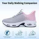 Women's Walking Shoes Slip On Tennis Sneakers Easy Put On Athletic Shoes for Ladies US 6-10.5