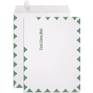 Blue Summit 100 First Class Mail Envelopes, First Class Mail Envelopes 9x12, Large and White for Mailing with Peel and Seal