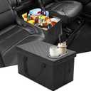 Mixsuper Liner Car Seat Organizer Ford Explorer with Cup Holders Ford Explorer Console Organizer 2020-2025 2026 Explorer Accessories Organizer for Explorer Seat Aisle Storage Box for Travel