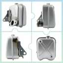 EX17 Exhaust Muffler Assembly Fit For Robin Subaru EX13 EX17 EX21 SP170 Engine Replace Parts OEM 277-34201-01 276-30101-11 277-30101-11 278-30101-11