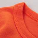 CuteOn Kids Toddler Boys T Shirts Long Sleeve Cotton 3-12Years (Orange)