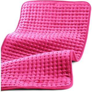Pink Heating Pad for Period Cramps, CooCoCo FSA Wearables Large Heated Pad, HSA Store Eligible Menstrual Heat Pad, Cute Hot Pad for Back Pain Relief, College Dorm Essentials for Girls