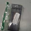 Trendy Rectangular Glasses for Women Men Narrow Square Blue Light Blocking Fake Eyewear Y2K Cosplay Glasses (Black gradient)