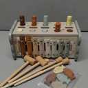 Joyreal Wooden Montessori Toys for 1 Year Old - Hammering Pounding Toy with Xylophone & Fishing Game - Educational Toddler Activities for 1 2 3 Year Old Christmas Birthday Gifts (Neutral)