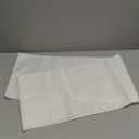 SiinvdaBZX 24 Pcs White Satin Table Runner 12 x 108 inches Long, Bright Smooth Satin Wedding Table Runner Decorations for Birthday Parties, Buffet, Banquets, Graduations, Engagements